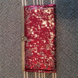 Hot Pink Sequin Wallet